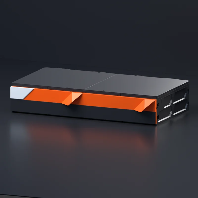 Render of MODULITH EdgeLabel Decor Faceplate - 4W-1H