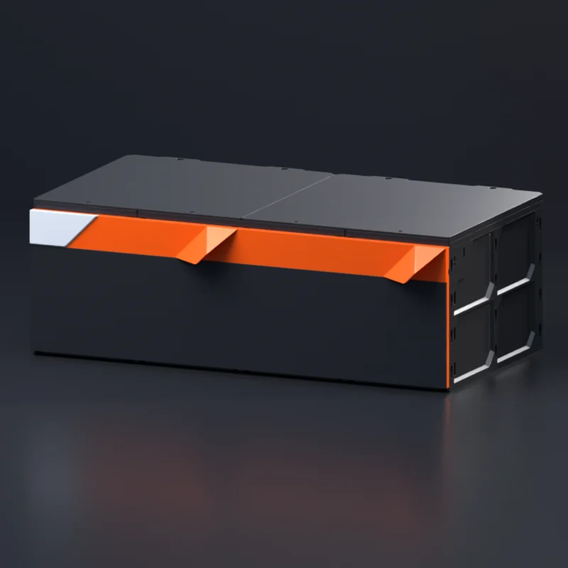 Render of MODULITH EdgeLabel Decor Faceplate - 4W-2H