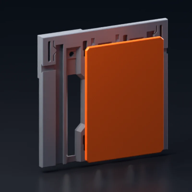 Render of MODULITH Decor Faceplate Back Cover - 1W-1.5H