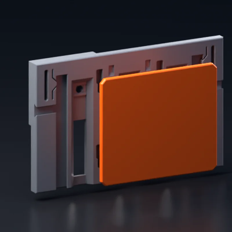Render of MODULITH Decor Faceplate Back Cover - 1W-1H