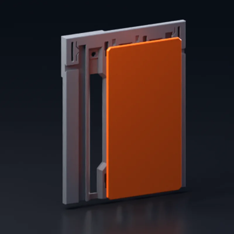Render of MODULITH Decor Faceplate Back Cover - 1W-2H