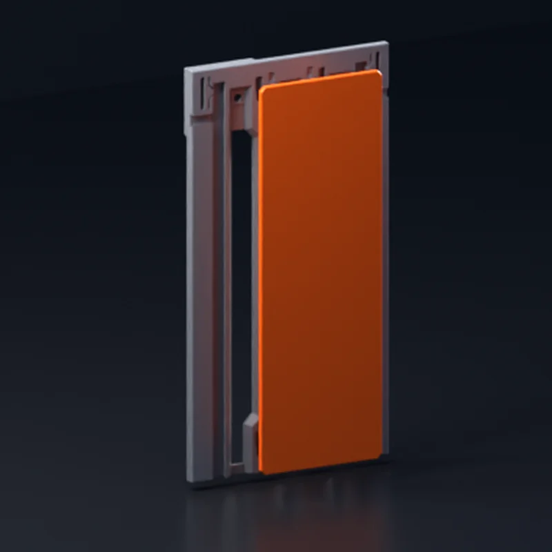 Render of MODULITH Decor Faceplate Back Cover - 1W-3H