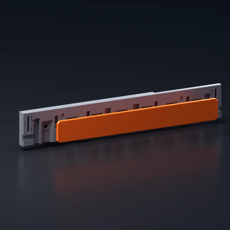 Render of MODULITH Decor Faceplate Back Cover - 2W-0.5H