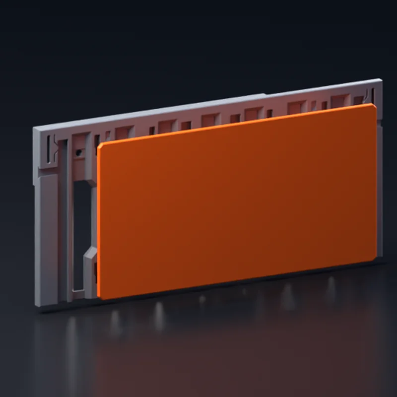 Render of MODULITH Decor Faceplate Back Cover - 2W-1.5H