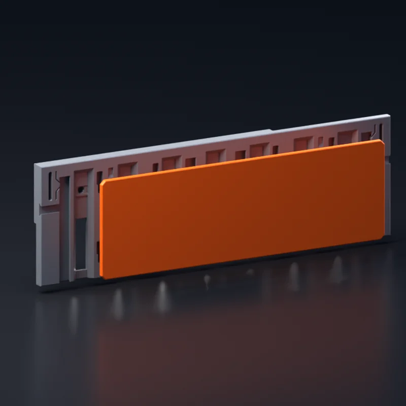 Render of MODULITH Decor Faceplate Back Cover - 2W-1H