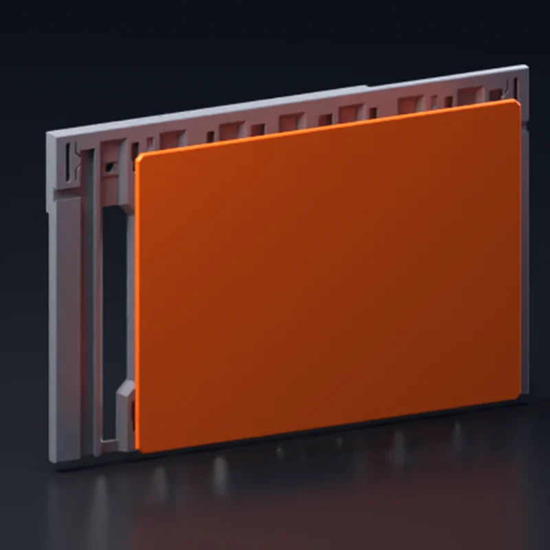 Render of MODULITH Decor Faceplate Back Cover - 2W-2H