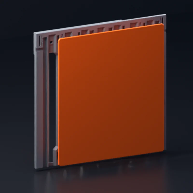 Render of MODULITH Decor Faceplate Back Cover - 2W-3H