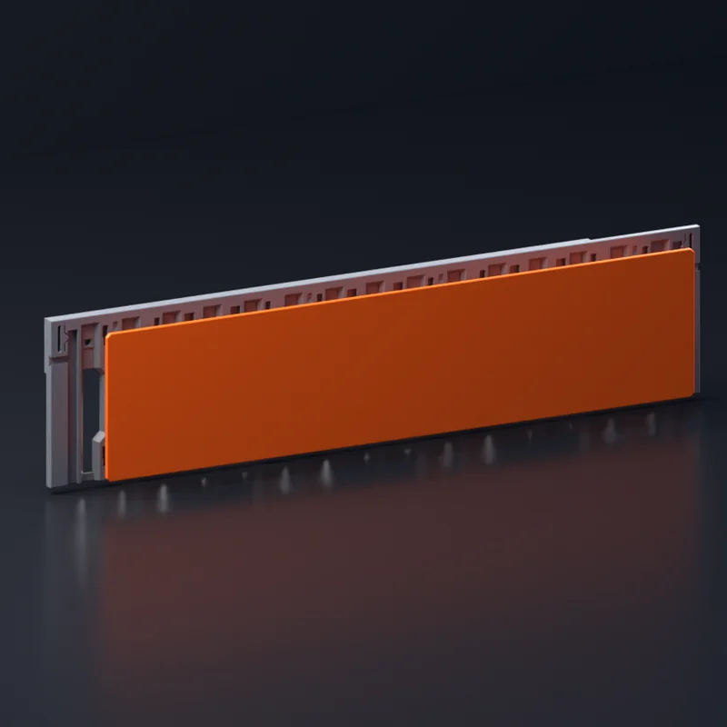 Render of MODULITH Decor Faceplate Back Cover - 4W-1.5H