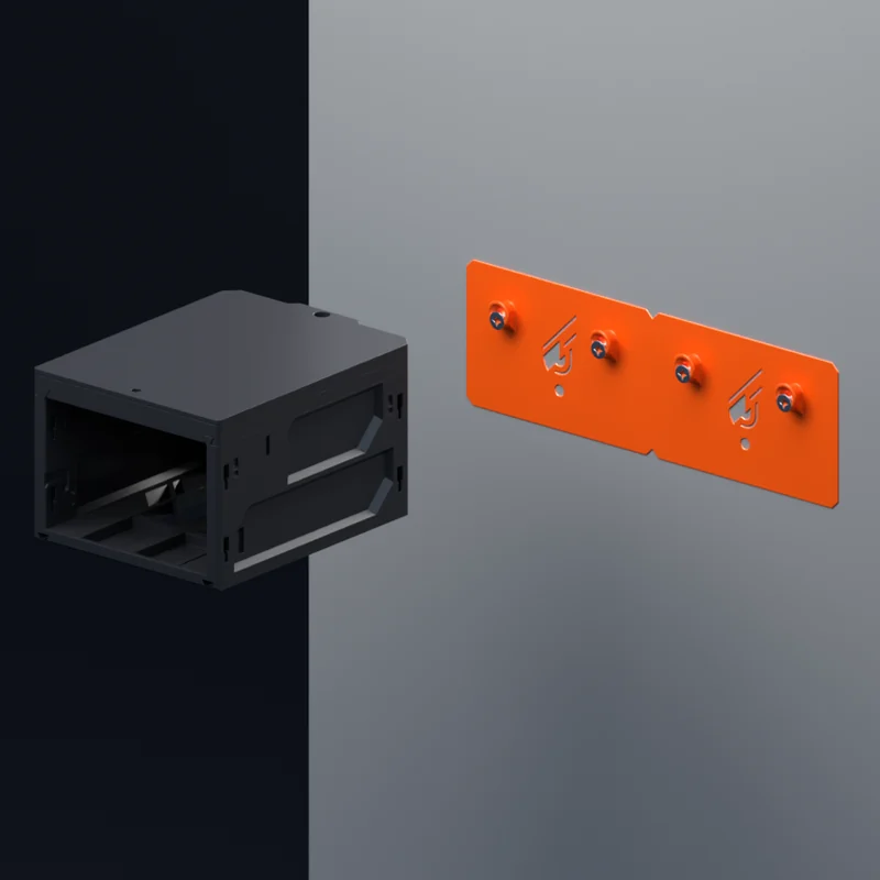 Render of MODULITH Wall Mount Bracket - 2W section