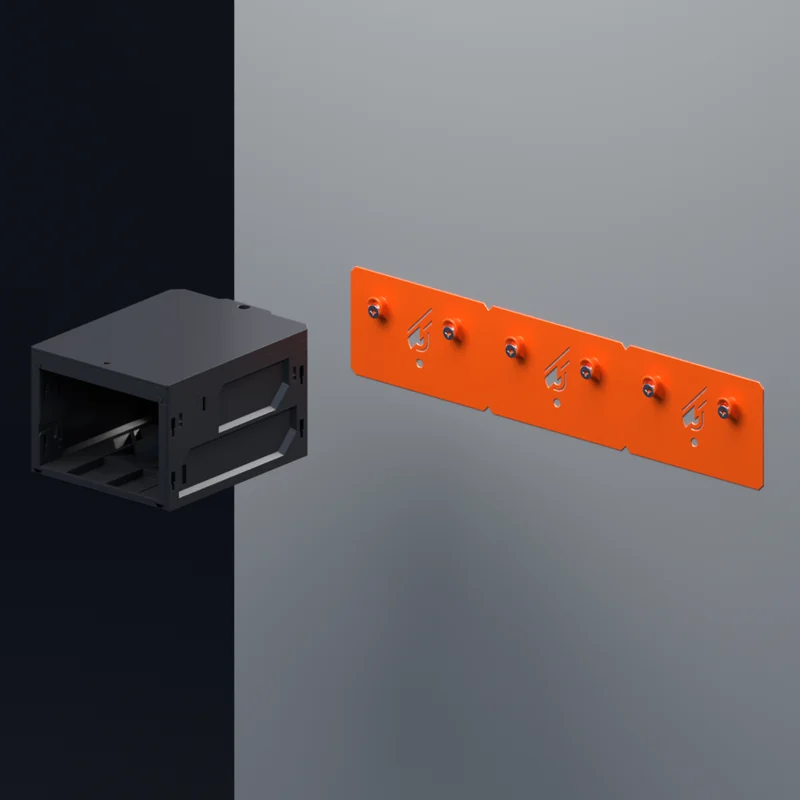 Render of MODULITH Wall Mount Bracket - 3W section