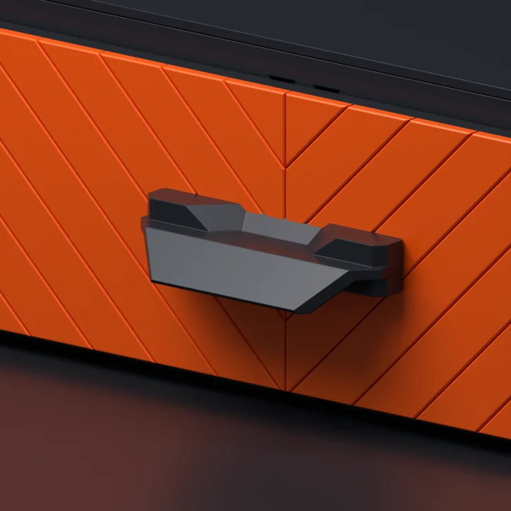Render of MODULITH Crystal Handle